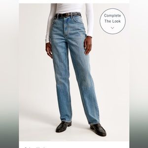 Abercrombie 90’s ultra high rise Jeans